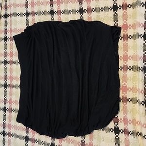 Rouched lined mini skirt